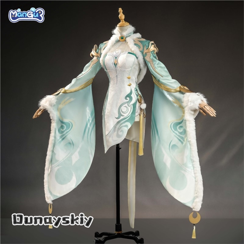 Genshin Impact Zi Bai An Everl – Robe Silk Women Bewertung und Preis