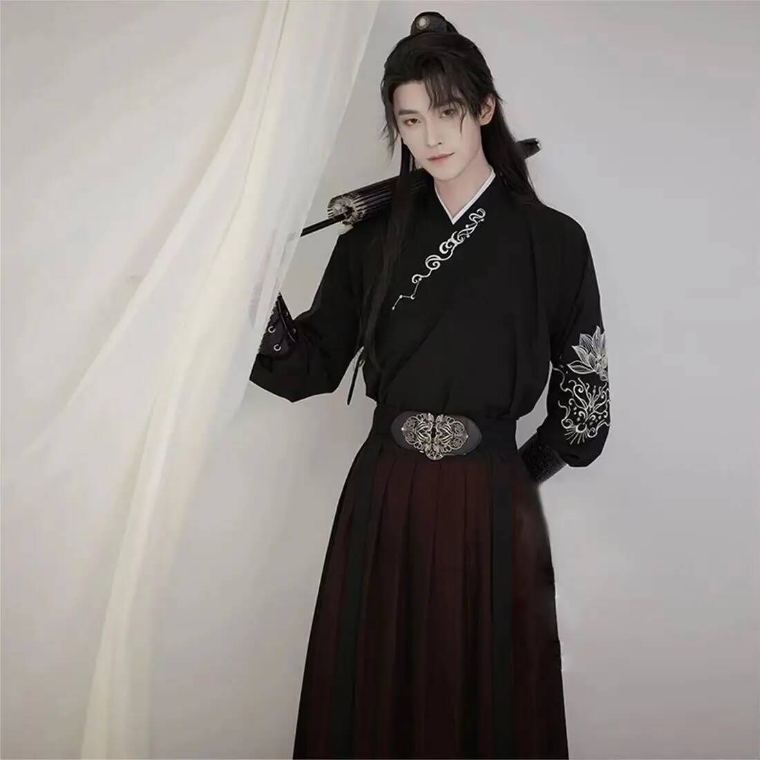 Ancient knight hanfu men women – Robe Silk Women Bewertung und Preis
