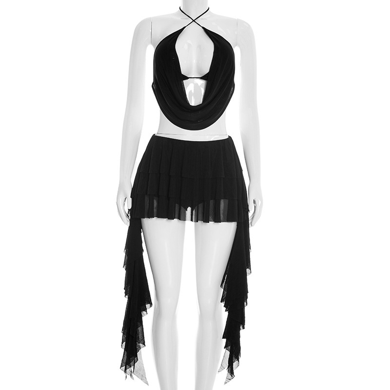 Women Sexy Solid Mesh 2 Piece  – Cami Top Lace Bewertung und Preis