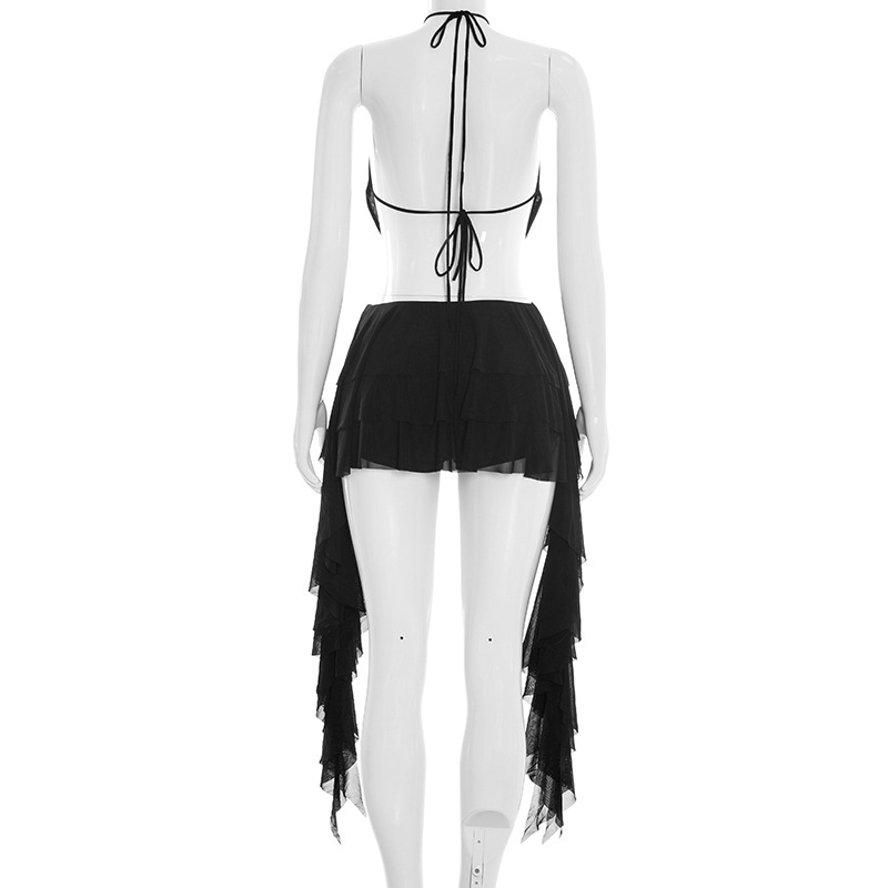 Women Sexy Solid Mesh 2 Piece  – Cami Top Lace Bewertung und Preis