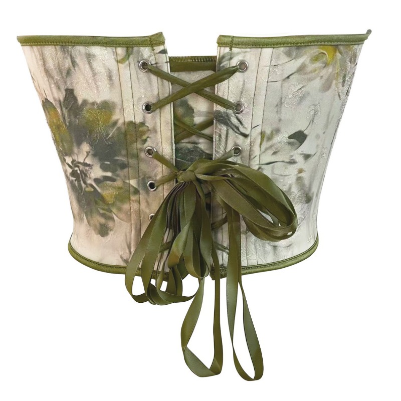 Vintage Green Floral Corset To – Strapless Bra Backless Bewertung und Preis