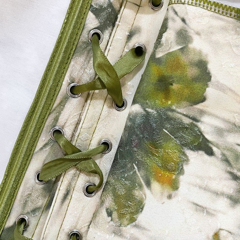 Vintage Green Floral Corset To – Strapless Bra Backless Bewertung und Preis