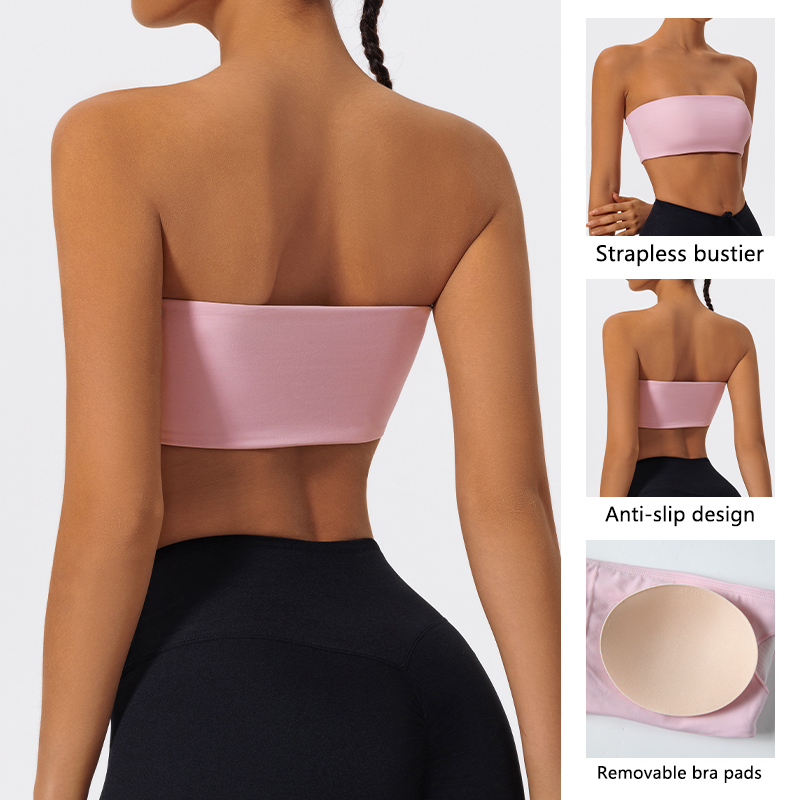 Strapless Sports Bra Gym Crop  – Sports Bra High Impact Bewertung und Preis