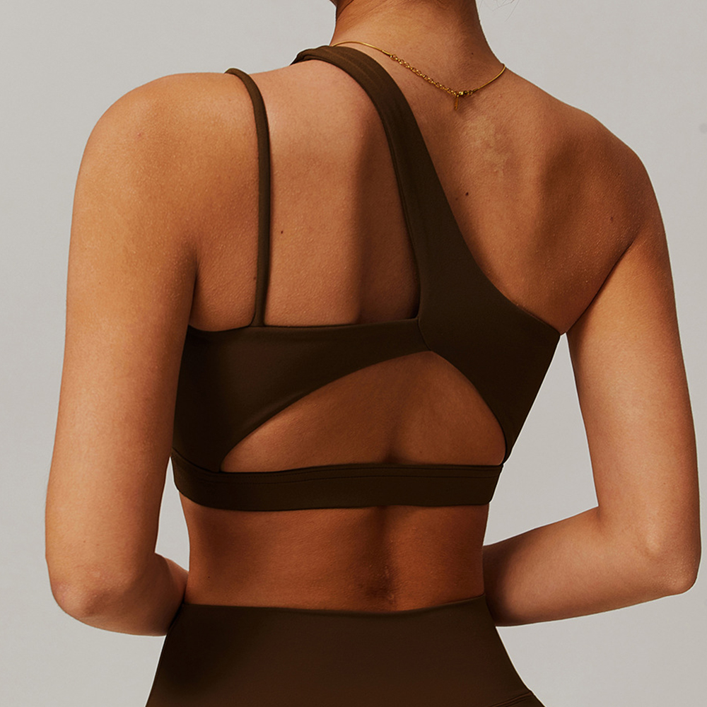 Oblique Shoulder Yoga Bra Wome – Push Up Bra Padded Bewertung und Preis