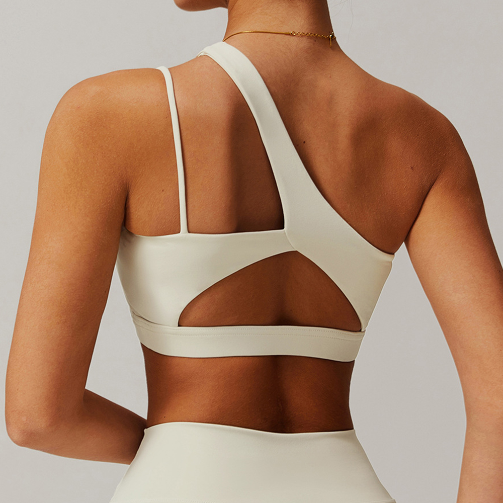 Oblique Shoulder Yoga Bra Wome – Push Up Bra Padded Bewertung und Preis