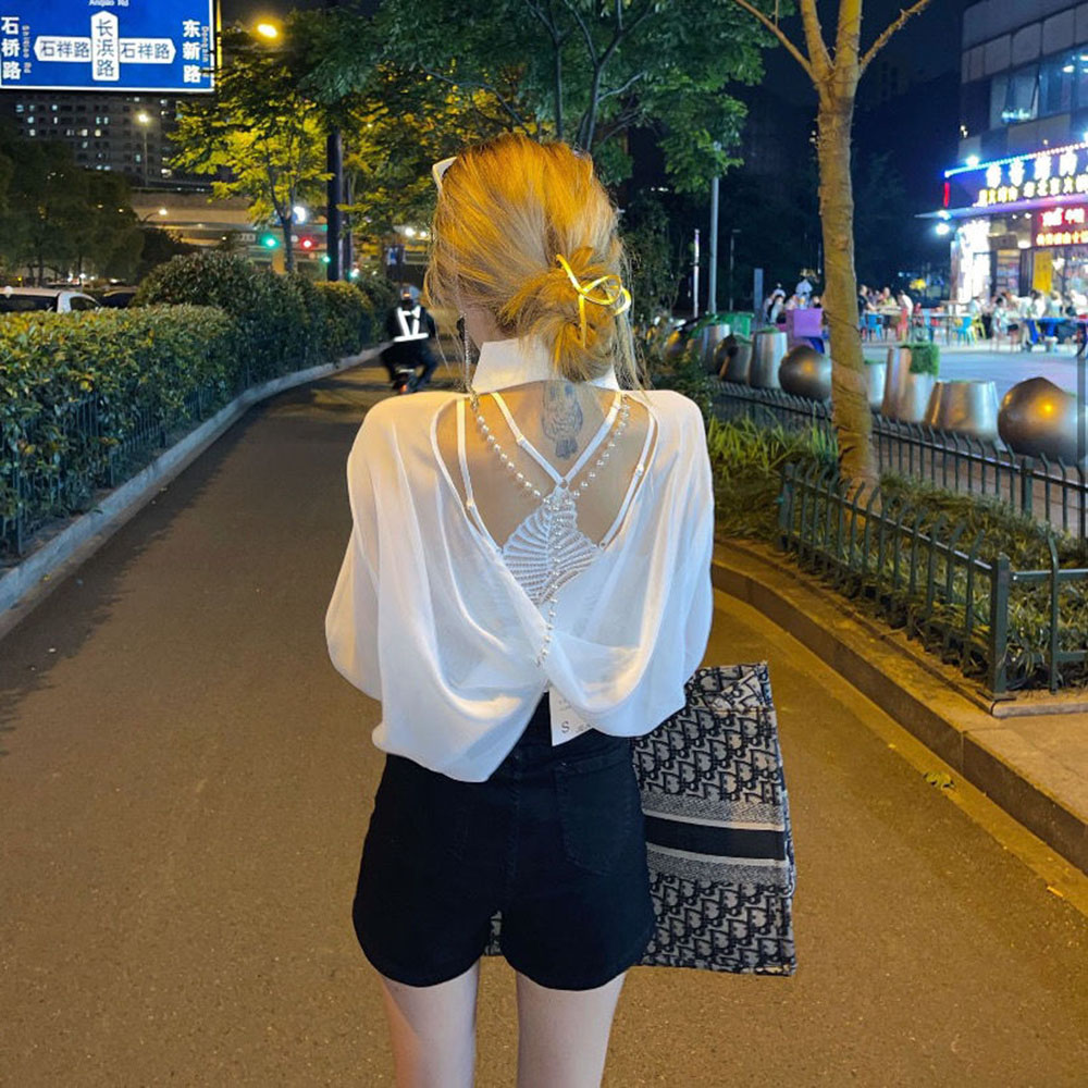 Fashion Chiffon Backless Sunsc – Cami Top Lace Bewertung und Preis