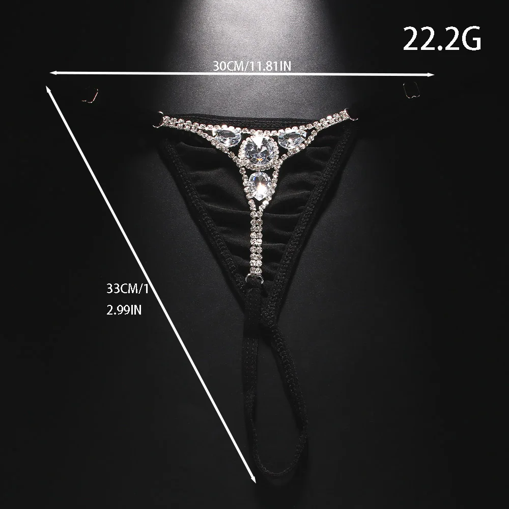 Sexy Round Rhinestone Thong Ad – Thong Bikini Women Bewertung und Preis
