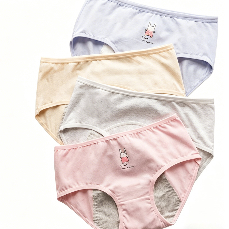 Cute Cartoon Period Underwear  – Period Panty Absorbent Bewertung und Preis