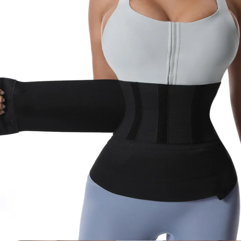 1/2PCS Waist Bandage Wrap Trim – Shapewear Bodysuit Firm Bewertung und Preis