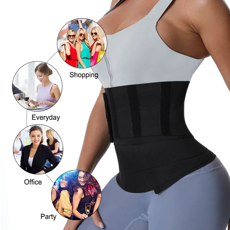1/2PCS Waist Bandage Wrap Trim – Shapewear Bodysuit Firm Bewertung und Preis