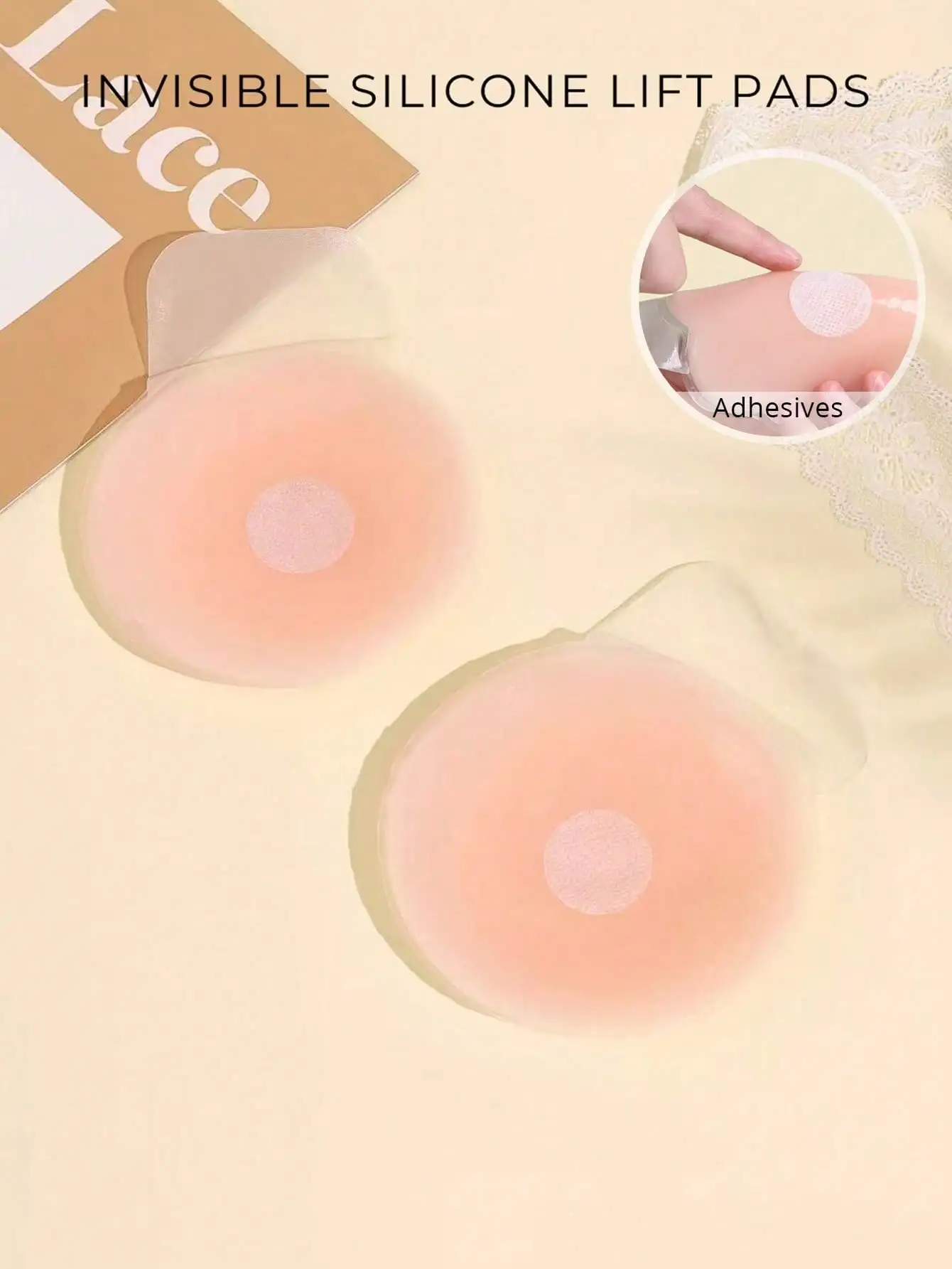 1 Pair Women's Silicone Breast – Silicone Bra Adhesive Bewertung und Preis